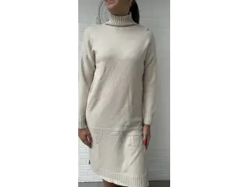 Strickkleid-Marino