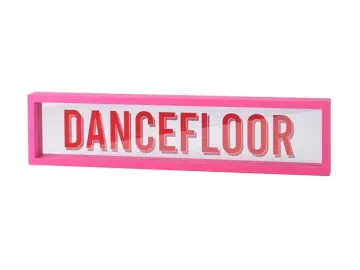 Glasbild-Dancefloor