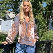 Bluse-Indigo