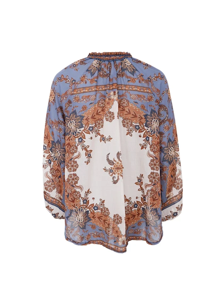 Bluse-Indigo