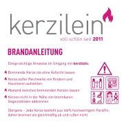 Kerze-Herzlichen