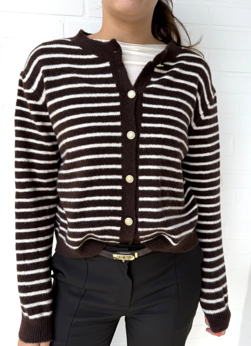 Cardigan-Stripe