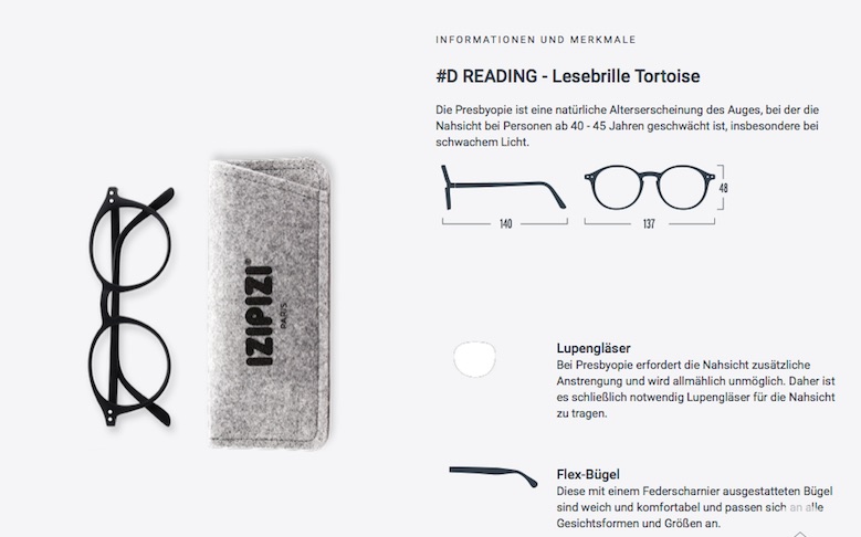 IZIPIZI Brille-#D Black