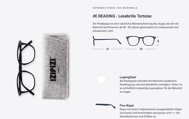 IZIPIZI Brille-#E Light Tortoise