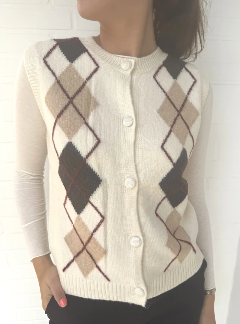 Strickweste-Raute