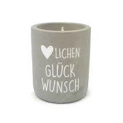 Kerze-Glückwunsch