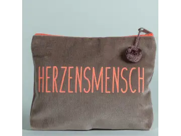 Make-up bag-Herzensmensch