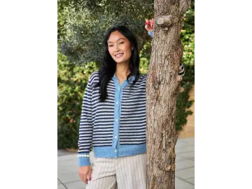 Cardigan-Dell Stripe