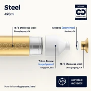 Dopper-800ml Doppel Steel