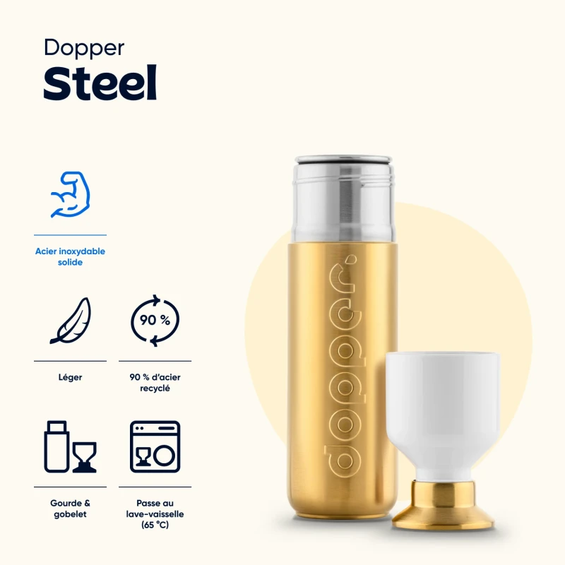 Dopper-800ml Doppel Steel