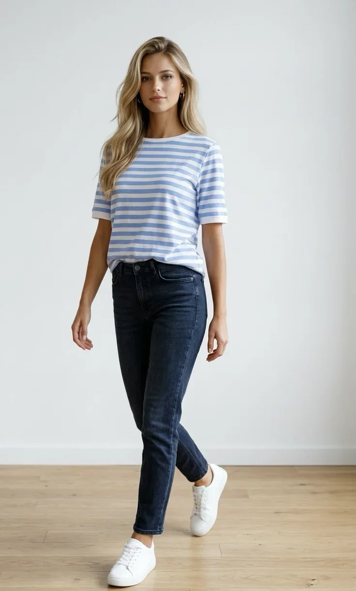 Shirt-Stripe s/s