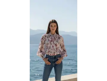 Bluse-Plisee