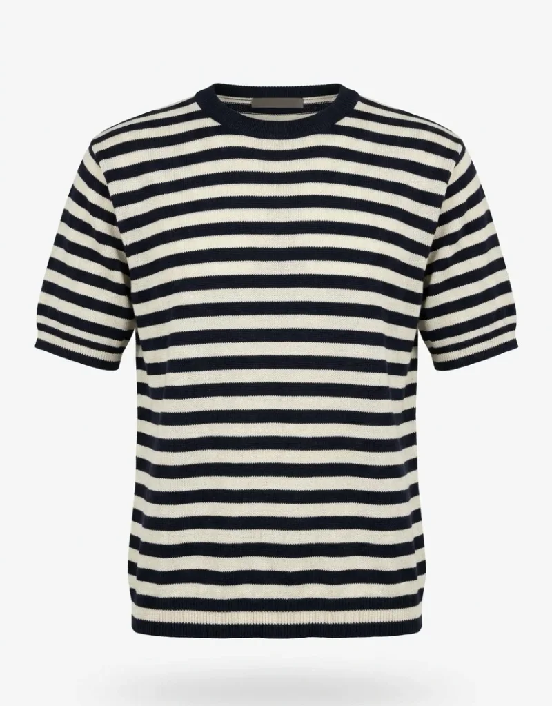 Pullover-Stripe Knit