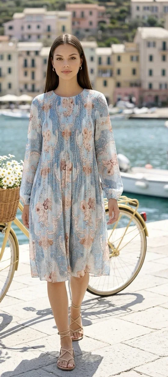Kleid-Plissee double Kleid-Plissee double