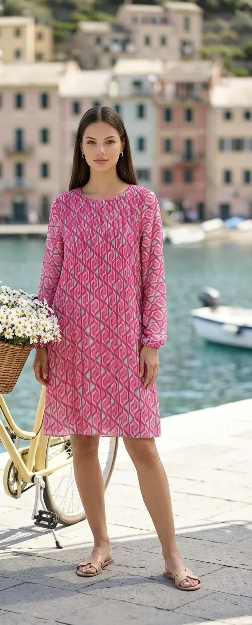 Kleid-Plissee double Kleid-Plissee double