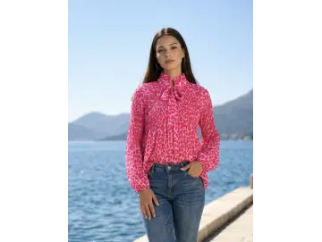 Bluse-Plisee