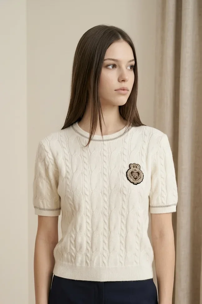 Pullover-Rose Short