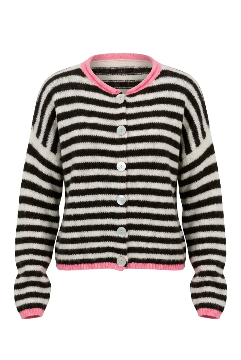 Cardigan-Stripe Ise