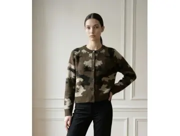 Cardigan-Camouflage
