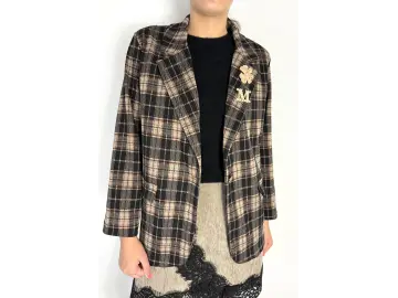 Blazer-Check Gold