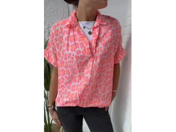 Bluse-Leo light Kragen