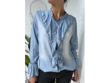 Bluse-Rüsche