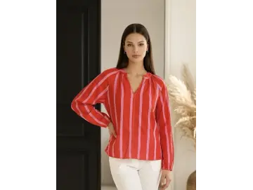 Bluse-Neondetails