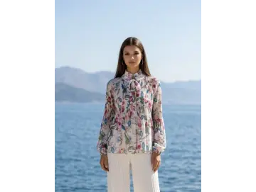 Bluse-Plisee