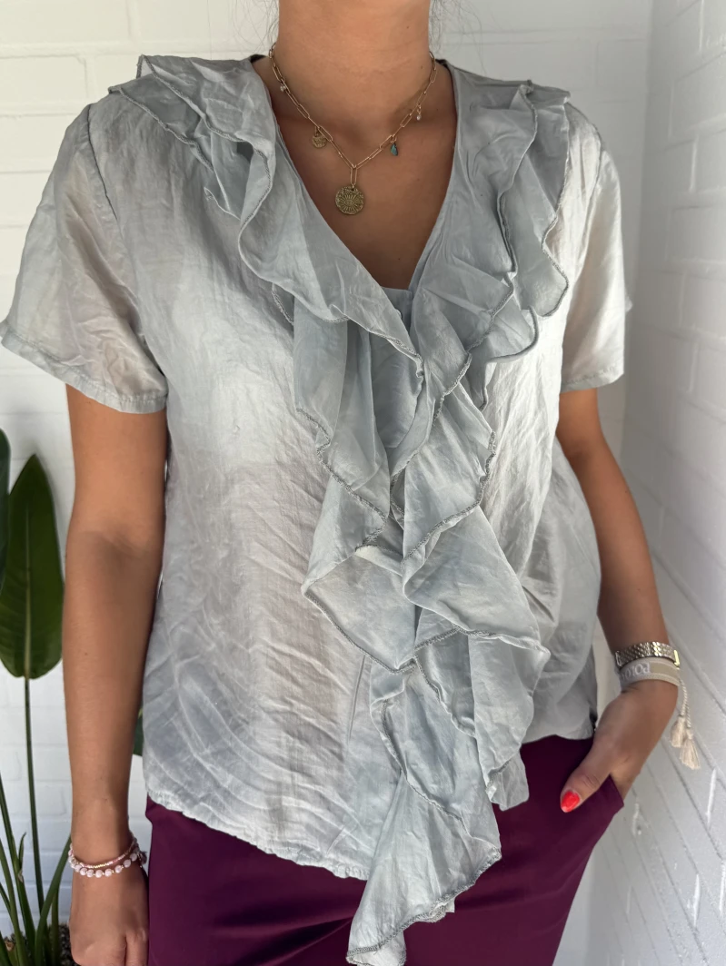 Bluse-Rüsche
