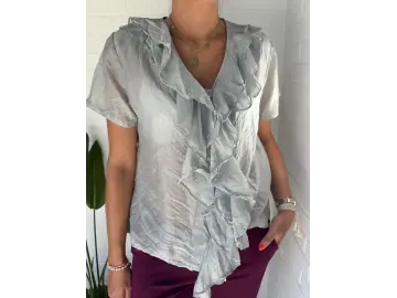 Bluse-Rüsche