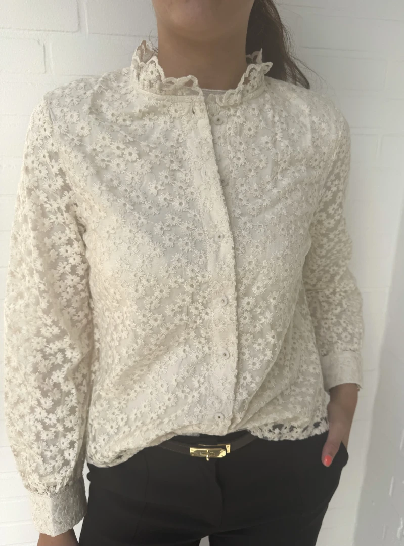 Bluse-Sickerei