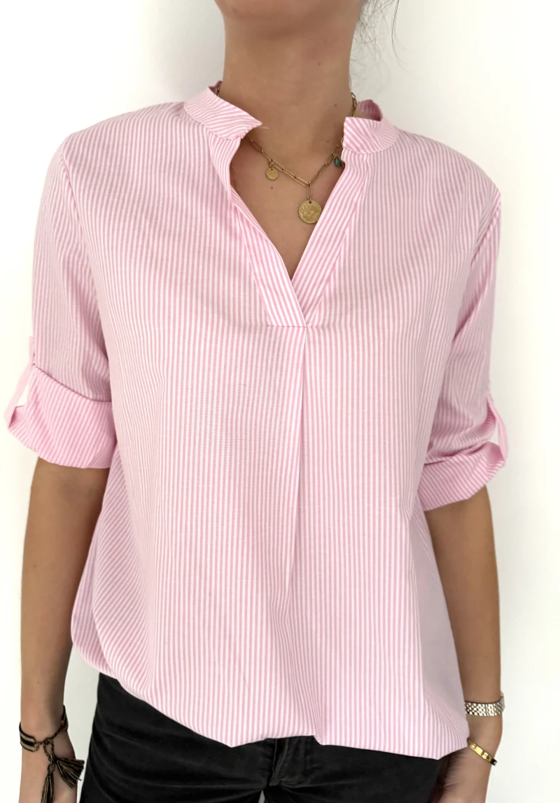 Bluse-Stripe