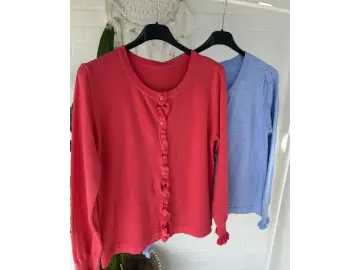 Cardigan-Rüsche
