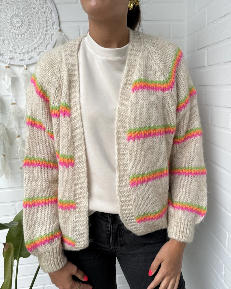 Cardigan-Stripe