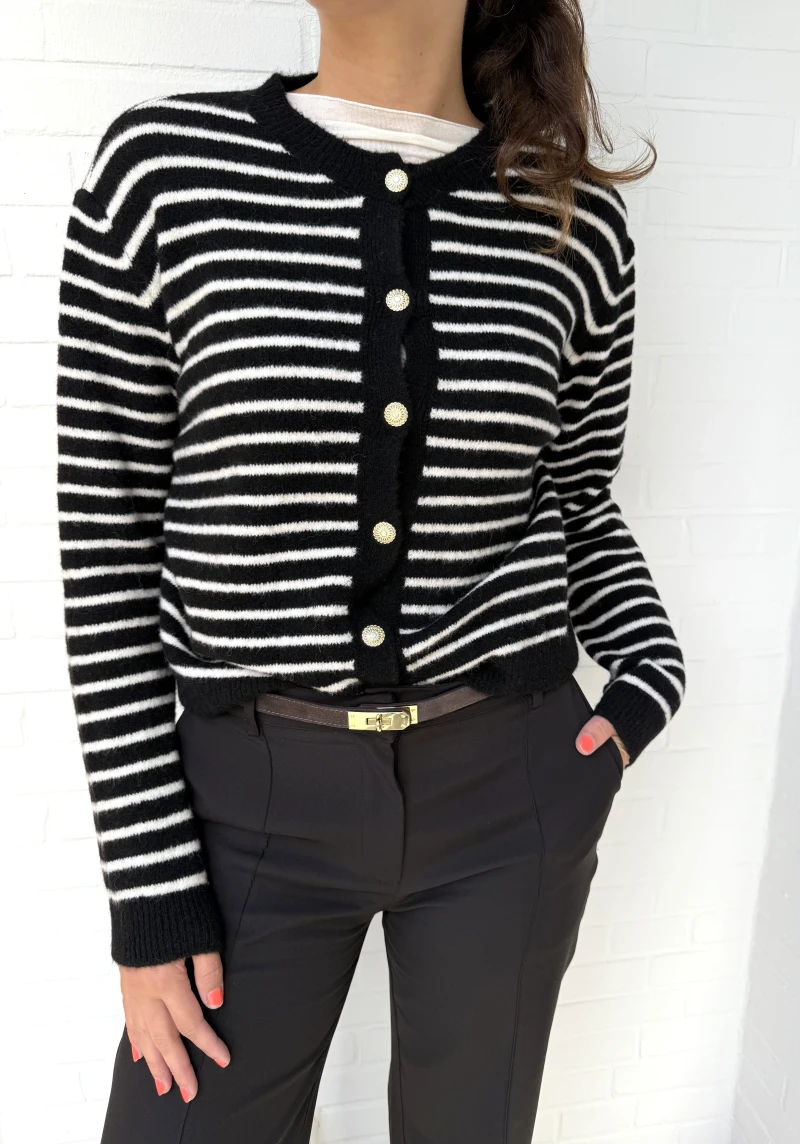 Cardigan-Stripe