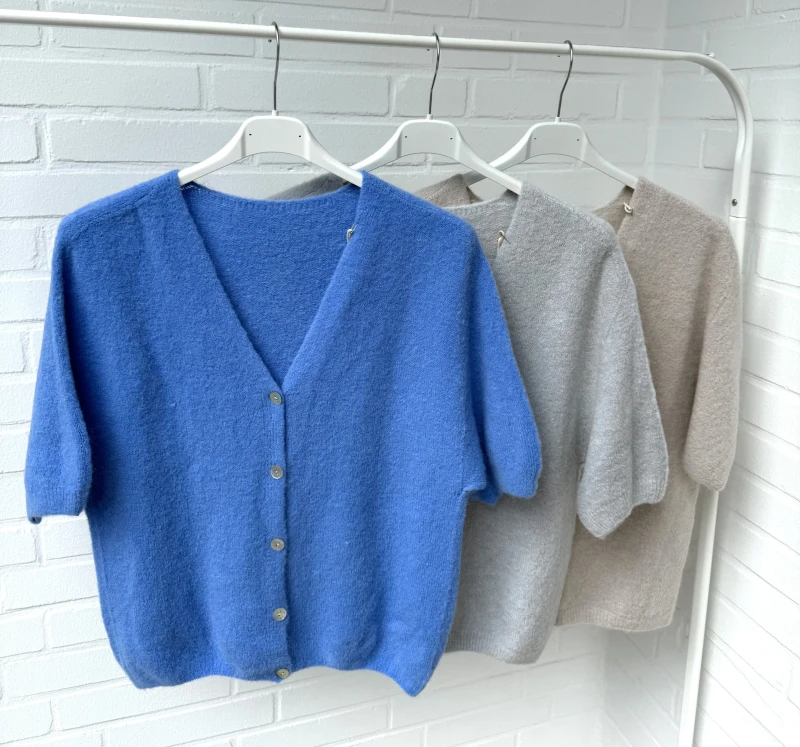 Cardigan-V-Classic halbarm