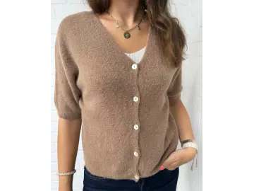 Cardigan-V-Classic halbarm