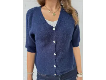 Cardigan-V-Classic halbarm