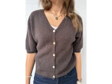 Cardigan-V-Classic halbarm