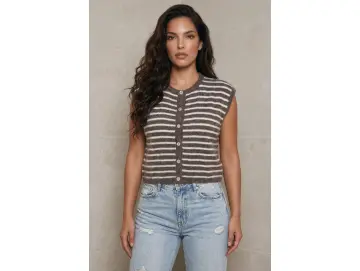 Cardigan-Weste Stripe