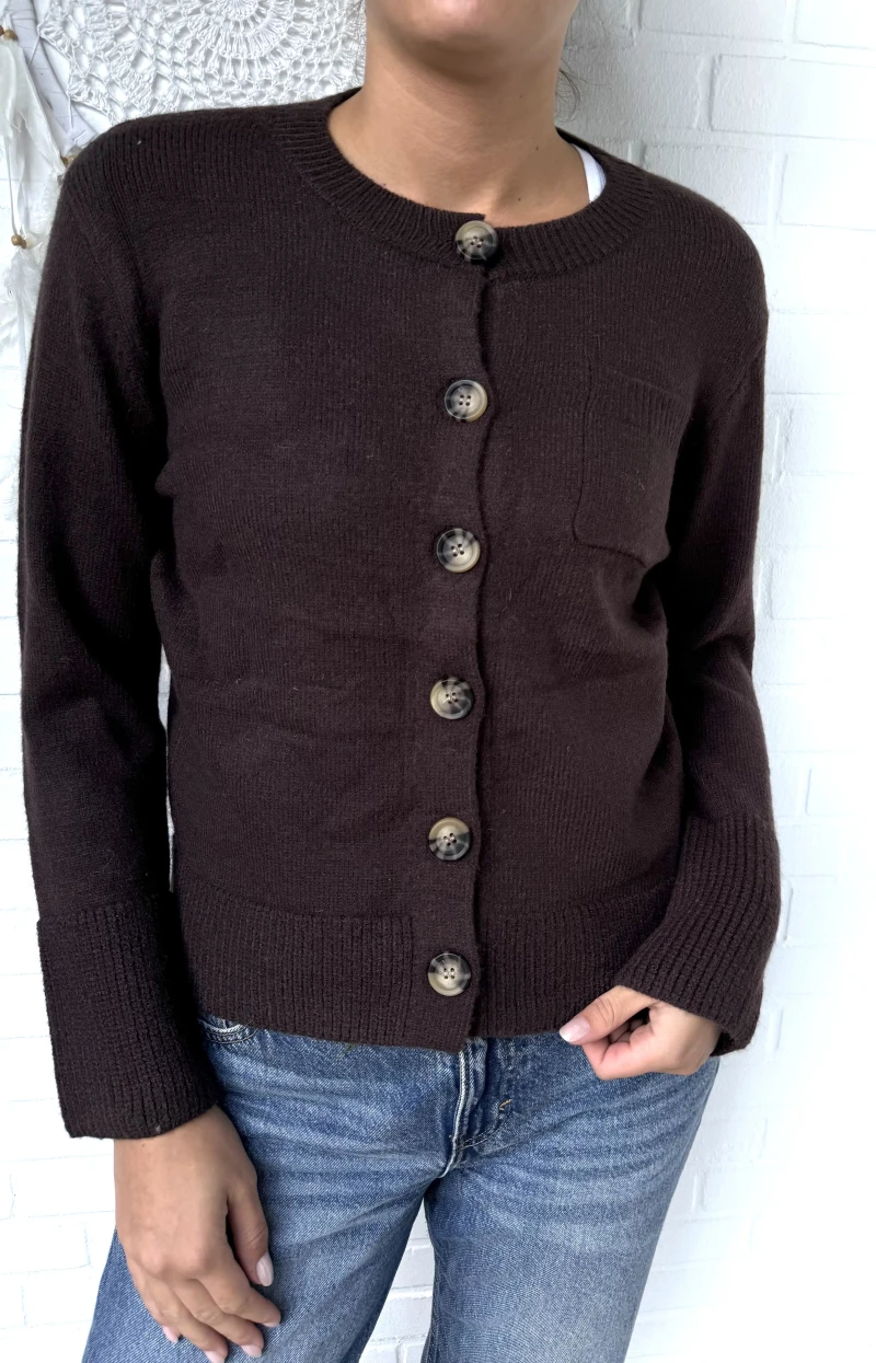 Cardigan-Marie brown