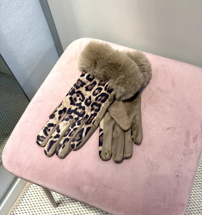 Handschuhe-Leo Plüsch