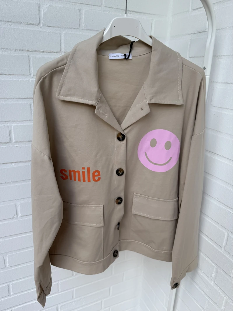Jeansjacke-Smily