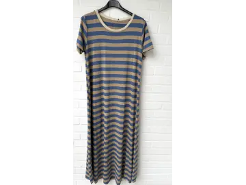 Kleid-Stripe Lurex