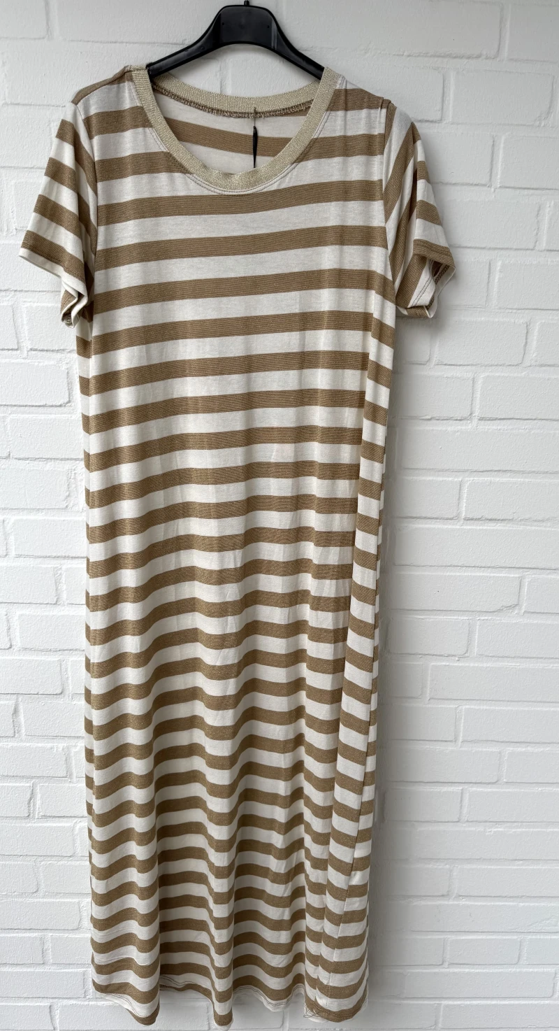Kleid-Stripe Lurex