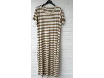 Kleid-Stripe Lurex