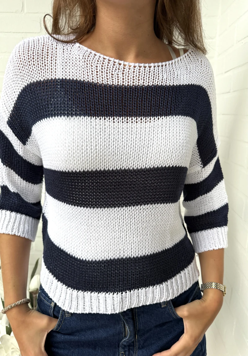 Pullover-Stripe