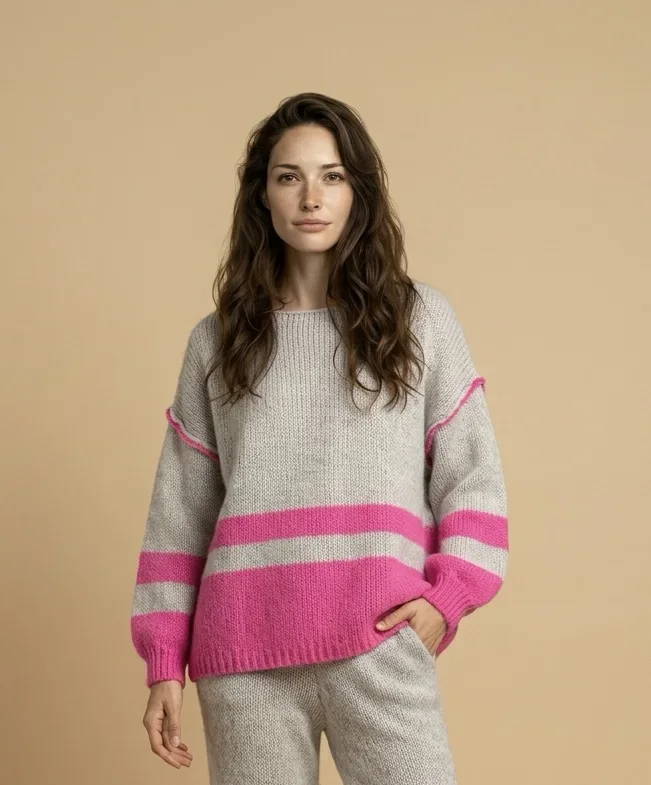 Pullover-Stripe