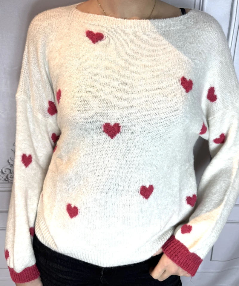 Pullover-Heart langarm