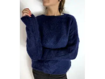 Pullover-Kid Mohair Rund